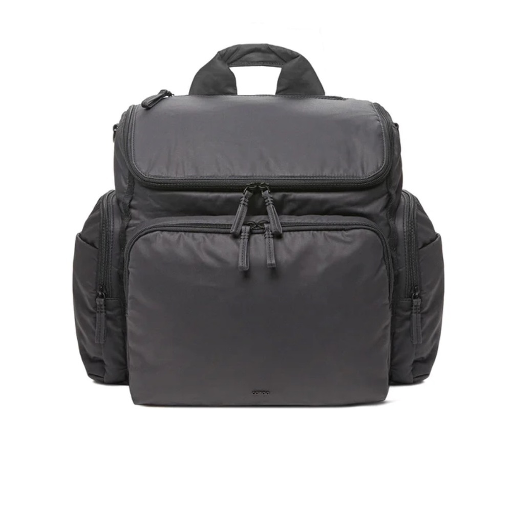 Caraa Large Black Cotton Diaper Bag